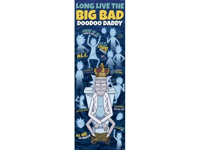 Poster ERIK EDITORES Rick and Morty - Doodoo Daddy (70 x 100 cm) Grupo Erik - Pósteres, impressões e arte visual - 70x100 cm, Rick And Morty, Doodoo Daddy