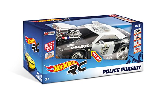 Carro Telecomandado RC HOT WHEELS Police Pursuit Hot Wheels - Brinquedos - telecomandado, polícia, luzes, sons
