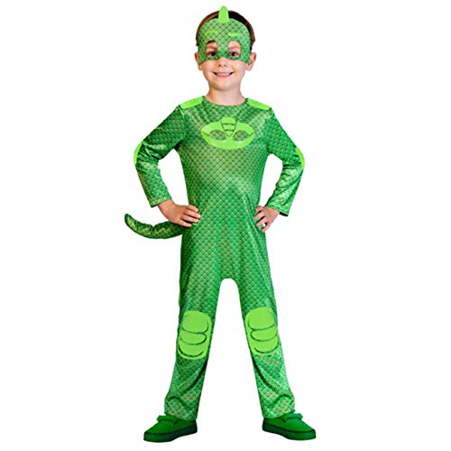 Fato de Menino Amscan Ninja Gekko (Tam: 7-8 anos) amscan - Fantasias - ninja, gekko, 7-8 anos, fato, máscara, cinto