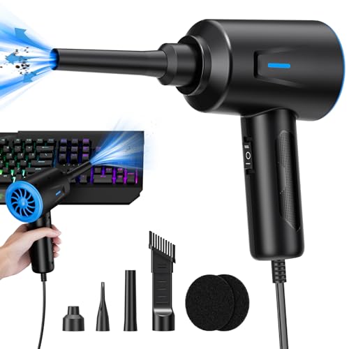 Mini Aspirador Elétrico Durable 2 Velocidades Goweto - Limpeza de eletrônicos - mini aspirador, elétrico, 2 velocidades, filtro hepa, 0,5L