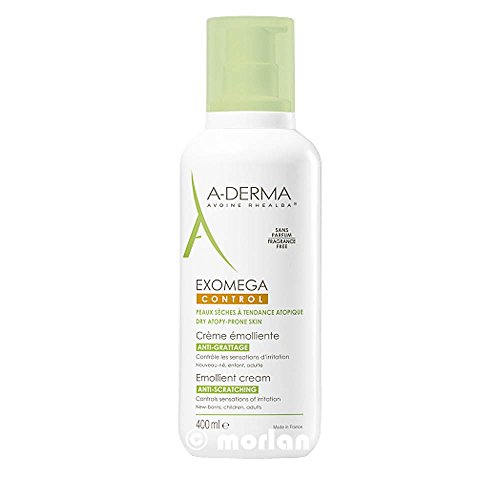 Creme Corporal A-DERMA Exomega Control Anti-prurito (400 ml) A-DERMA - Loção e hidratante - hidratante, anti-prurito, 400 ml