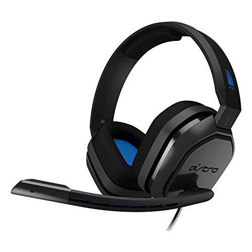Auscultadores com Microfone Logitech Astro A10 Preto e Azul ASTRO Gaming - Fones de ouvido e headsets - microfone, preto, azul
