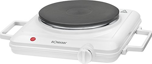 Churrasco Elétrico BOMANN EKp 5027 CB (1500 W) Bomann - Eletrodomésticos de cozinha - 1500 w, 1 zona, 18 cm, branco