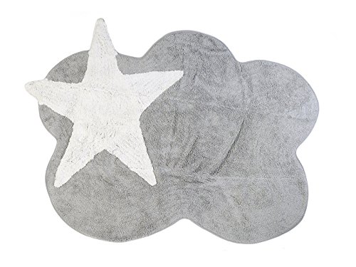 Tapete ARATEXTIL Mimosa (Algodão - Cinzento - 120x160 cm) Aratextil - Tapetes - algodão, cinzento, lavável à mão