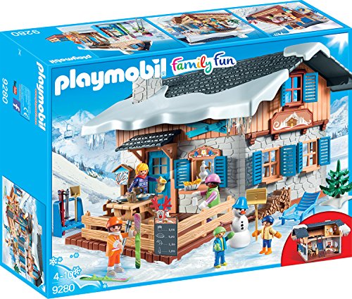 Conjunto de brinquedos PLAYMOBIL Ski Resort PLAYMOBIL - Conjuntos de brinquedos - cabana, bar, 5 figuras, acessórios
