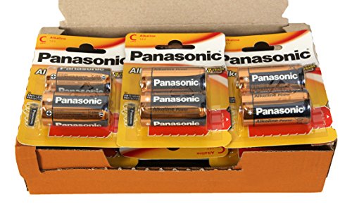 Pilha Alcalina Panasonic Power 1.5V LR14 (2 unidades) Panasonic - Baterias de uso geral - alcalino, 1600 mAh, 1,5 V, 2 unidades