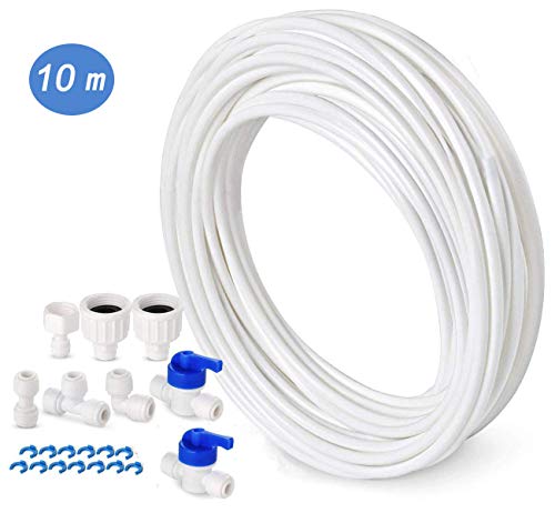 TSPKEY Conjunto de Conectores e Mangueiras de Água para Frigoríficos Duplos Tspkey - Mangueiras e linhas de abastecimento de encanamento - conectores, mangueiras, água, frigoríficos duplos