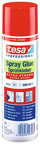 Tesafix TESA TE60022-00000-02 spray adesivo extra fuerte 500 ml TESA - Cola e adesivos de hardware - 500 ml, extra forte, universal