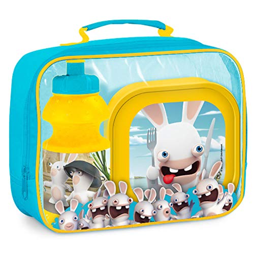 Saco de Campismo RABBID'S (Rosa - Poliéster - 30x40 cm) Raving Rabbids - Cozinha & sala de jantar - rosa, poliéster, 30x40 cm