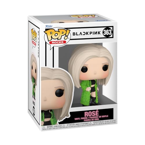 Figura FUNKO Pop! Rocks: Blackpink - Rose Funko - Brinquedos - blackpink, rose, k-pop, 10 cm