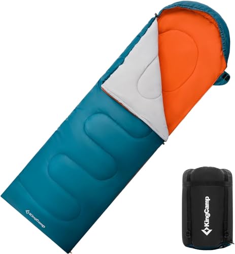 Saco de Dormir KINGCAMP (Algodão - 190 x 30 cm) KingCamp - Sacos de dormir - 190 x 30 cm, 5 graus F, leve, impermeável