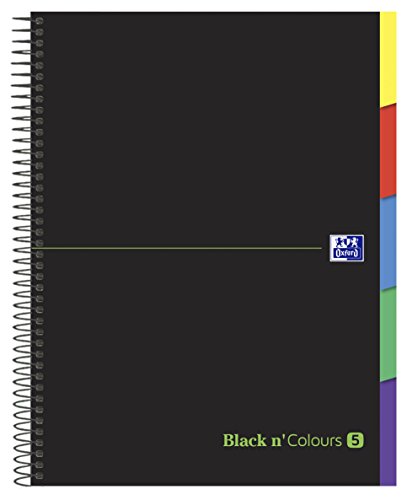 Caderno OXFORD Black 'n' Colours (A4 - 21.6x29.7cm) Oxford - Cadernos e bloco de notas - a4, 21.6x29.7cm