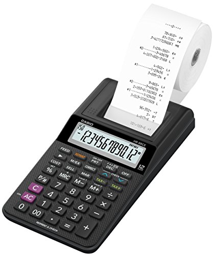 Impressora de Etiquetas CASIO HR-8RCE12 Preto Casio - Calculadoras - etiquetas, preto, cassio