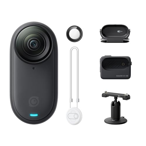 Action Cam Insta360 Go 3S (4K Ultra HD - 64 GB) Insta360 - Câmaras de vídeo - 4k ultra hd, 64 gb, 16 MP, compacto