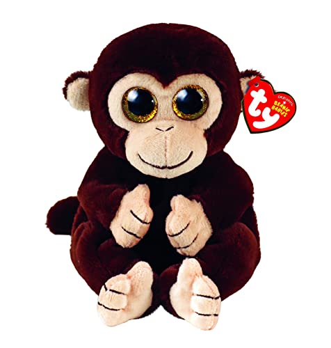 Boneca MATTEO Affe (Idade Mínima Recomendada: 3 anos) Ty - Brinquedos - 30 cm, olhos brilhantes, cabelos pretos, caracóis vermelhos