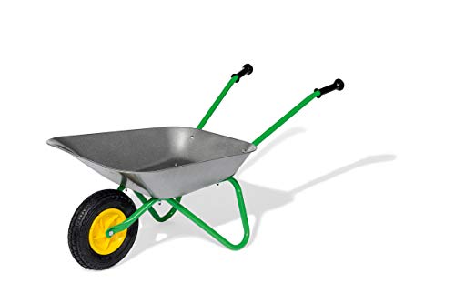 Carrinho de Bebé ROLLYTOYS 1 em 1 Cinzento (55 x 50 x 40 cm) Rolly Toys - Carrinhos de Mão para Jardinagem - carrinho de bebé, metal robusto, rodas aro pneumático, capacidade 25 kg