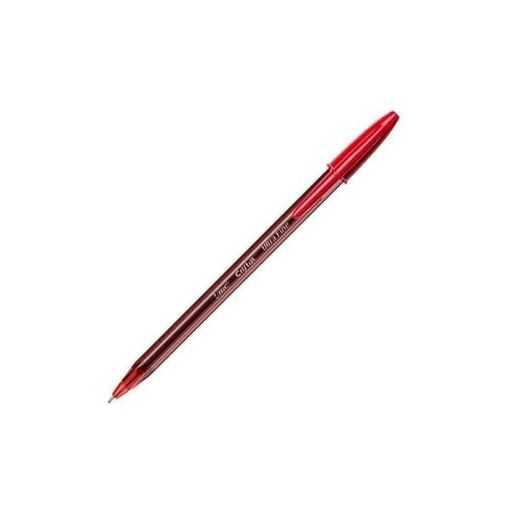 Canetas de Gel BIC Cristal Exact Vermelho (Caixa de 20 Unidades) BIC - Canetas - escrita fluída, design ergonômico, tampa translúcida, caixa 20 unidades