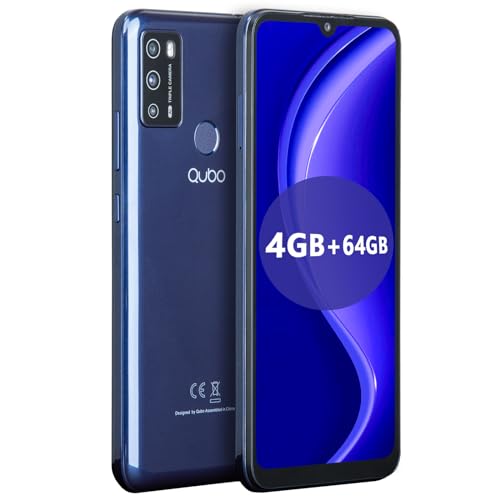 Smartphone QUBO Qubomate (6.53'' - 4 GB - 64 GB - Preto) QUBO - Telemóveis - 6.53 polegadas, 4 gb ram, 64 gb, Android 8.1