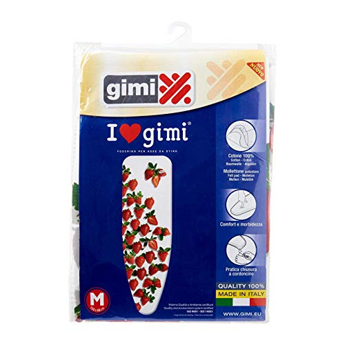 Capa para Tábua de Engomar GIMI I LOVE Algodão gimi - Almofadas e capas para tábuas de passar a ferro - algodão, confortável