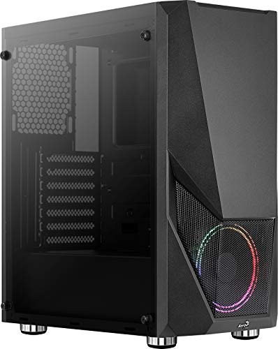Caixa PC AEROCOOL Zauron (ATX - Preto) Aerocool - Componentes de computador - ATX, rgb, ventilação, malha de ar