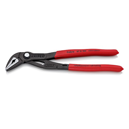 Acessório para bombas de água COBRA ES 87 51 250 KNIPEX - Alicates - aço cromo-vanadio, vermelho, 250 mm, 3,2 mm
