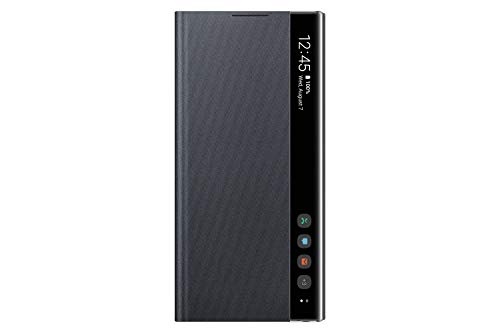 Capa SAMSUNG Galaxy Note 10 Clear View Preto SAMSUNG - Capas para telemóveis - fólio, preto, samsung, resistente a riscos
