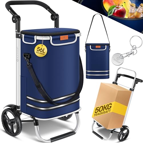 Carrinho de compras dobrável KESSER (53x40x70cm) KESSER - Manuseio de materiais - dobrável, 53x40x70cm