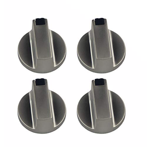 Conjunto de 4 Botões Gás OFKPO (Zinco - 1.5 cm) OFKPO - Acessórios para cooktops, fornos e fogões - 4 botões, zinco, 1.5 cm