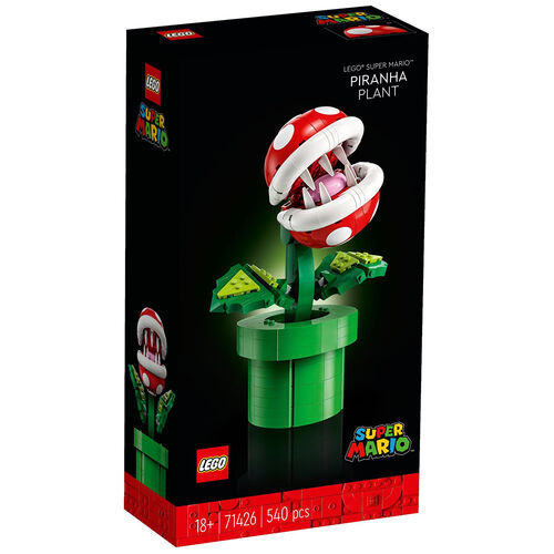 Lego Super Mario: Piranha Plant - 71426 (Idade Mínima Recomendada: 7 anos) LEGO - Blocos de encaixe - piranha plant, lego super mario, jogo de construção