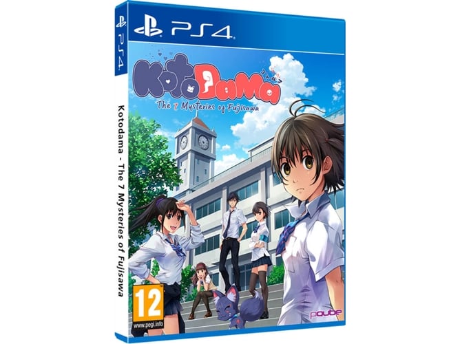 Jogo PS4 Kotodama: The Seven Mysteries of Fujisawa (Edição de Dia Uno) PQube - Software de jogos de vídeo - mistério, aventura, investigar, desenvolvimento da personagem