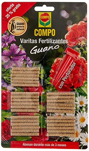 Fertilizante para Plantas de Interior e Exterior Compo 30 Unidades Compo - Adubos - interior, exterior, composto