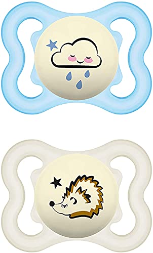 Mam Silicone 0-6 Months Blue 80710711 (Puericultura - Refeição) MAM Babyartikel GmbH - Cuidados com a higiene oral - silicone, azul, 0-6 meses