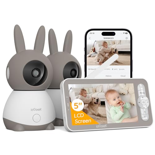 Intercomunicador para Bebé IeGeek IP-Video ieGeek - Câmeras de vigilância - intercomunicador, bebé, ip-video, monitor de vídeo, câmera ptz, detecção de temperatura
