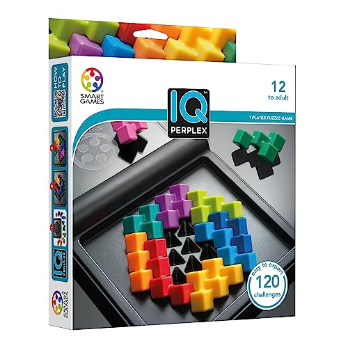 Jogo de tabuleiro SMARTGAMES IQ Perplex (12 anos) Lúdilo - Jogos - 120 desafios, enigmas, livro de desafios