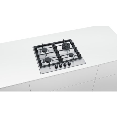Placa de Gás BOSCH PCH6A5B90 (Gás Butano-Propano - 59.2 cm - Preto) Bosch - Eletrodomésticos de cozinha - gás butano, gás propano, 59.2 cm, preto