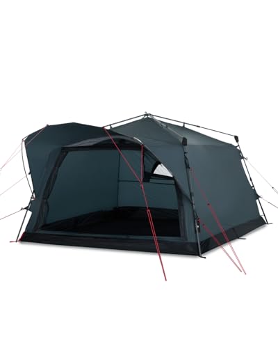 Tenda de Campismo Quedo Quick Villa 5 | Cinzento qeedo - Barracas - campismo, cinzento