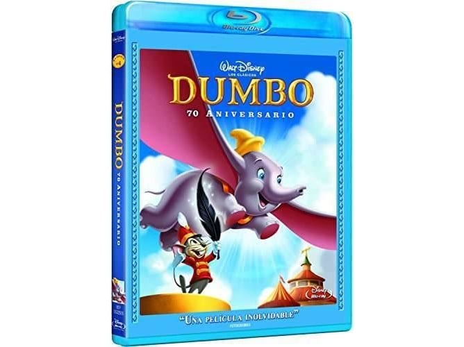 Blu-Ray Dumbo - L'Éléphant Volant (Edição em Espanhol) The Walt Disney Company Iberia - Dvds e vídeos - blu-ray, dumbo, élfant volante, edição em espanhol