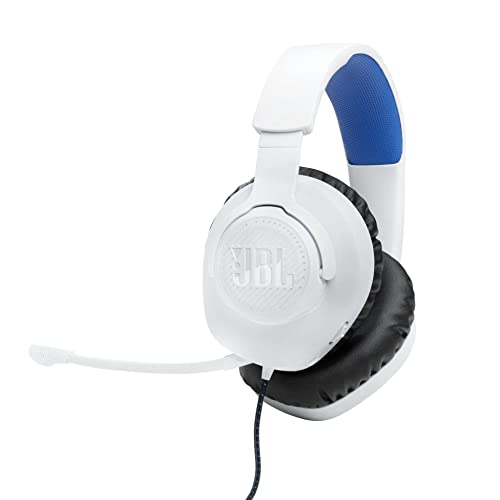 Auscultadores Gaming com Fio JBL QUANTUM 100P (Over Ear - Microfone - Azul) JBL - Fones de ouvido e headsets - over ear, microfone, gaming