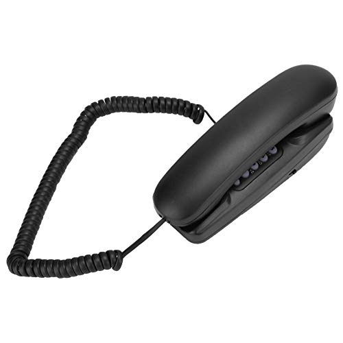 Telefone sem fios com cabo 6P2C Preto Topiky - Telefonia - sem fio, cabo, preto