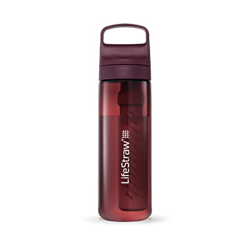 Garrafa de Água com Filtro LIFESTRAW Go (650 ml) Lifestraw - Garrafas de água - 650 ml, filtro, 2 camadas, microscópicos