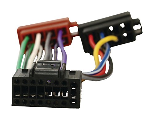 Adaptador de Cabo de Áudio HQ ISO-KENWOOD16P HQ - Sistemas elétricos e de potência de veículos automotores - kenwood, 16p, male/female, preto