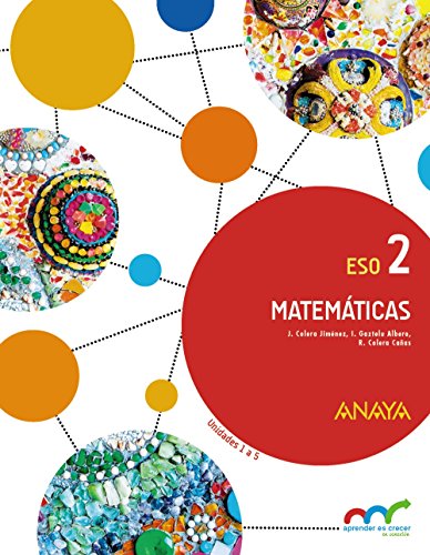 Livro Matemáticas 2 de José Colera (Espanhol) ANAYA EDUCACIÓN - Livros - matemáticas, livro, espanhol