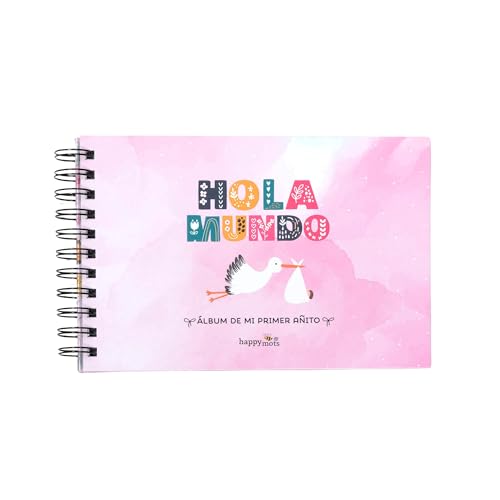 Álbum de Fotografias HAPPYMOTS HappyMots (22x15 cm) HappyMots - Álbuns de fotos - 22x15 cm, bebé, embarazada
