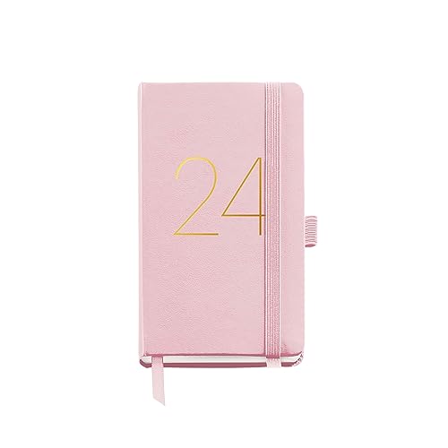 Agenda MIQUELRIUS Passport (2024 - Semanal - 90x140mm - Rosa) MIQUELRIUS - Calendários, organizadores e planejadores - semanal, 90x140mm, rosa, bolsinha