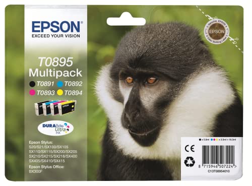 Tinteiro EPSON C13T08954510 Preto, Ciano, Magenta, Amarelo Epson - Cartuchos de toner e jato de tinta - preto, ciano, magenta, amarelo