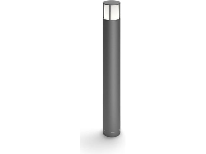 Luz exterior PHILIPS BY SIGNIFY Pedestal/pé 164679316 Philips - Iluminação de caminho na paisagem - alumínio, 1 lâmpada, 6 w, branco quente