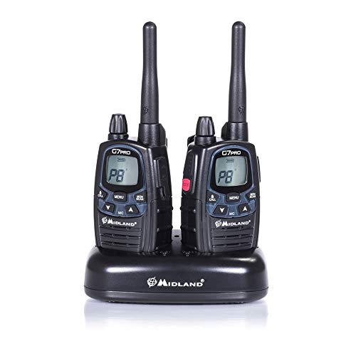 Walkie-talkie MIDLAND G7 PRO C1090.6 (8 canales) Midland - Rádios bidirecionais - 8 canais, LCD ampliado, Dual Watch, CTCSS, DCS