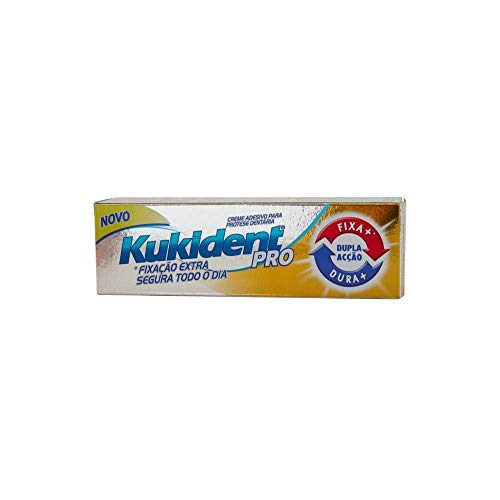 Creme Adesivo KUKIDENT Pro Plus (60 g) Kukident - Cuidados com a higiene oral - proteses dentárias, fórmula neutra, sem álcool, baixa toxidade