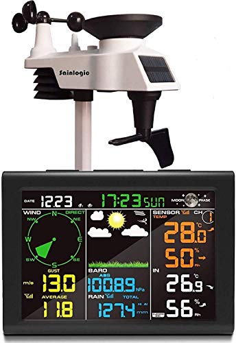 Estação Meteorológica SAINLOGIC STATION METEO sainlogic - Previsores do tempo e estações - meteorológica, sensor exterior, previsões tempo, temperatura, pressão atmosférica, humidade, visor lcd, alarme mudança estação, indicador bateria fraca, porta USB