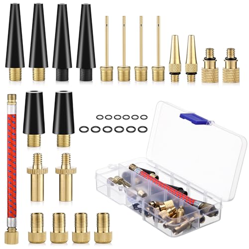 Adaptador Presta Schrader 33 Unidades (Recondicionado Como Novo) Rubessia - Adaptadores de válvula de pneu de bicicleta - presta, schrader, 33 unidades, recondicionado